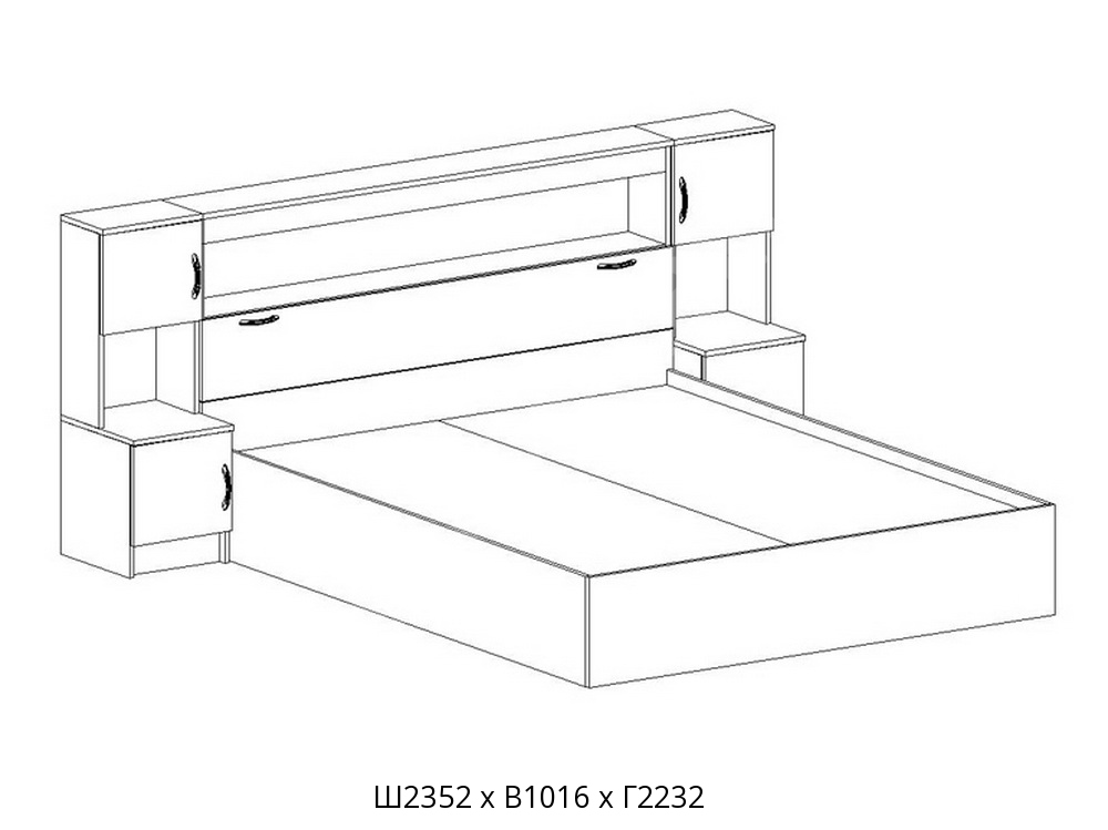 Кровать бася кр 552 схема сборки